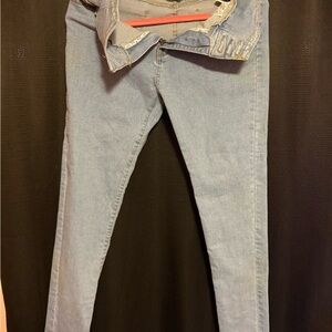 SHEIN Light Blue Skinny Jeans